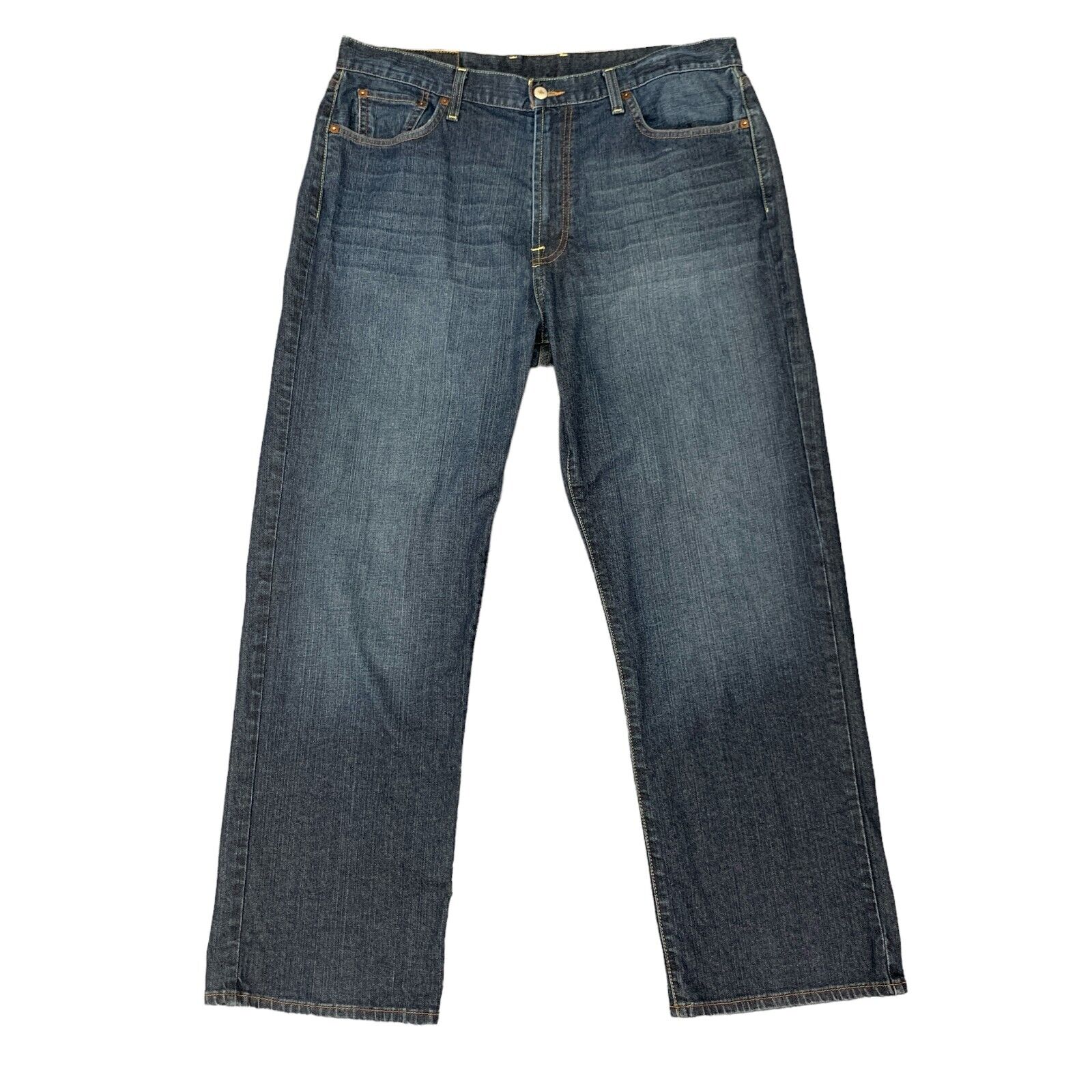 Vintage Lucky Brand Jeans Mens 36 Dark Wash Classic Fit Straight Leg Stretch